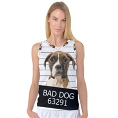 Bad Dog Women s Basketball Tank Top by Valentinaart