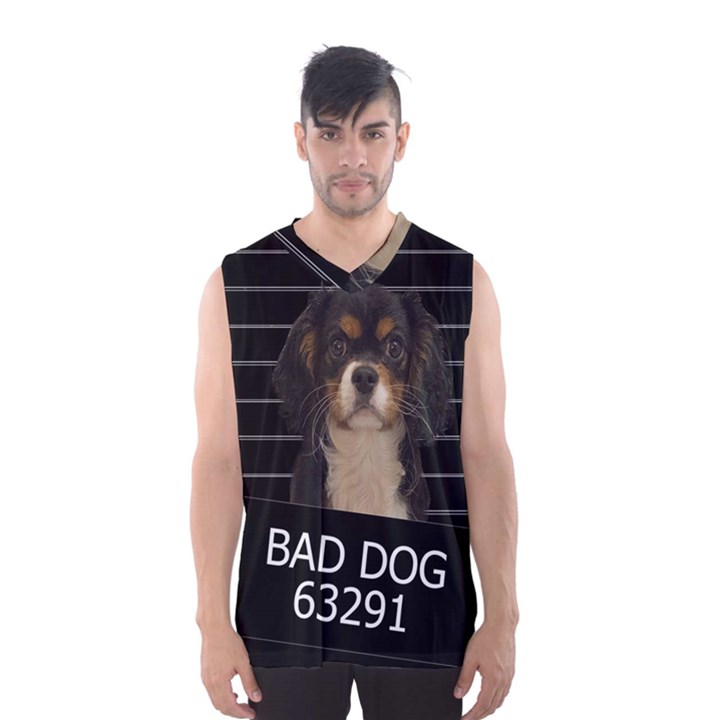 Bad dog Men s Basketball Tank Top