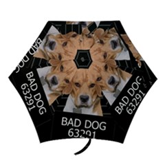 Bad Dog Mini Folding Umbrellas by Valentinaart