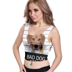 Bad Dog Crop Top by Valentinaart