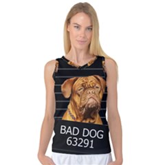 Bad Dog Women s Basketball Tank Top by Valentinaart