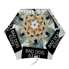 Bad Dog Mini Folding Umbrellas by Valentinaart