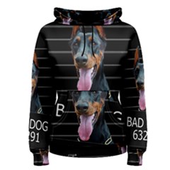 Bad Dog Women s Pullover Hoodie by Valentinaart