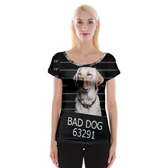 Bad dog Women s Cap Sleeve Top