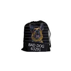 Bad Dog Drawstring Pouches (xs)  by Valentinaart