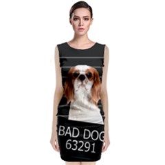 Bad Dog Classic Sleeveless Midi Dress by Valentinaart