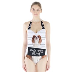 Bad Dog Halter Swimsuit by Valentinaart