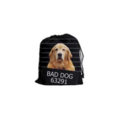 Bad Dog Drawstring Pouches (xs)  by Valentinaart