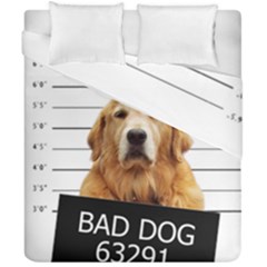 Bad Dog Duvet Cover Double Side (california King Size) by Valentinaart