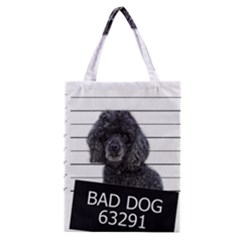 Bad Dog Classic Tote Bag by Valentinaart