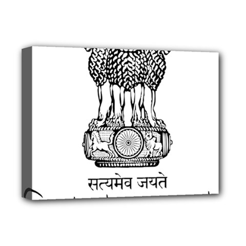 Seal Of Indian State Of Tripura Deluxe Canvas 16  X 12   by abbeyz71