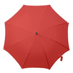 Decorative Retro Hearts Pattern  Hook Handle Umbrellas (medium) by TastefulDesigns
