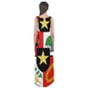 Shield of National Emblem of Indonesia Empire Waist Maxi Dress View2