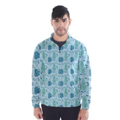 Seamless Floral Background  Wind Breaker (men) by TastefulDesigns