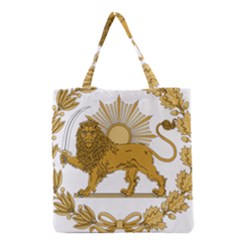 Lion & Sun Emblem Of Persia (iran) Grocery Tote Bag