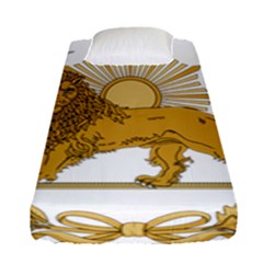 Lion & Sun Emblem Of Persia (iran) Fitted Sheet (single Size)