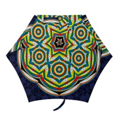 Flower Of Life Universal Mandala Mini Folding Umbrellas