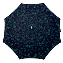 Leaf Pattern Straight Umbrellas
