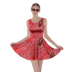 Red Peacock Floral Embroidered Long Qipao Traditional Chinese Cheongsam Mandarin Skater Dress