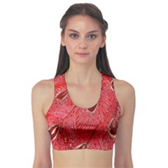 Red Peacock Floral Embroidered Long Qipao Traditional Chinese Cheongsam Mandarin Sports Bra