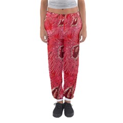 Red Peacock Floral Embroidered Long Qipao Traditional Chinese Cheongsam Mandarin Women s Jogger Sweatpants