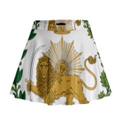 Imperial Coat Of Arms Of Persia (iran), 1907-1925 Mini Flare Skirt by abbeyz71