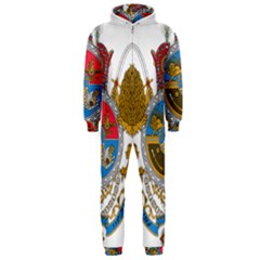 Sovereign Coat Of Arms Of Iran (order Of Pahlavi), 1932-1979 Hooded Jumpsuit (men)  by abbeyz71
