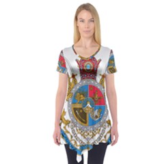 Sovereign Coat Of Arms Of Iran (order Of Pahlavi), 1932-1979 Short Sleeve Tunic  by abbeyz71