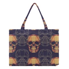 Skull Pattern Medium Tote Bag
