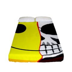 Skull Behind Your Smile Fitted Sheet (Full/ Double Size)