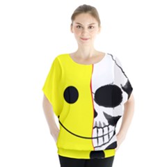 Skull Behind Your Smile Blouse