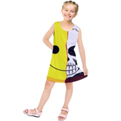 Skull Behind Your Smile Kids  Tunic Dress