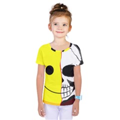 Skull Behind Your Smile Kids  One Piece Tee