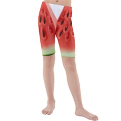 Piece Of Watermelon Kids  Mid Length Swim Shorts