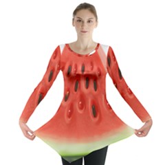 Piece Of Watermelon Long Sleeve Tunic 