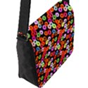 Colorful Yummy Donuts Pattern Flap Messenger Bag (L)  View2