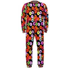 Colorful Yummy Donuts Pattern Onepiece Jumpsuit (men)  by EDDArt