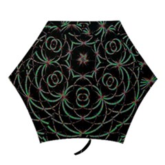 Abstract Spider Web Mini Folding Umbrellas