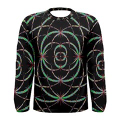 Abstract Spider Web Men s Long Sleeve Tee
