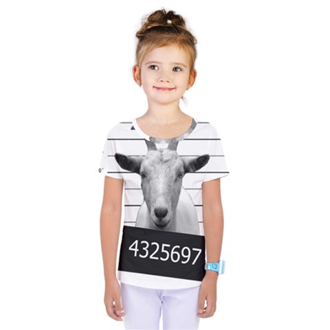 Criminal Goat  Kids  One Piece Tee by Valentinaart