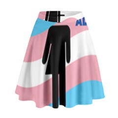 Transgender  High Waist Skirt by Valentinaart