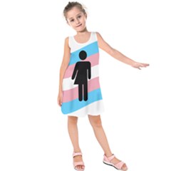 Transgender  Kids  Sleeveless Dress by Valentinaart