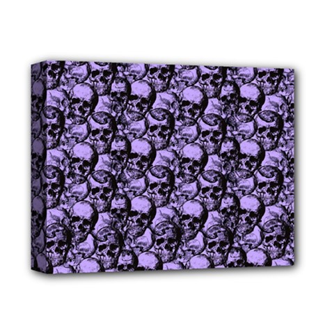 Skulls pattern  Deluxe Canvas 14  x 11 