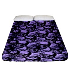 Skulls pattern  Fitted Sheet (King Size)