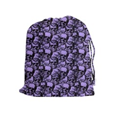 Skulls pattern  Drawstring Pouches (Extra Large)