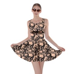 Skulls Pattern  Skater Dress by Valentinaart