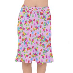 Candy pattern Mermaid Skirt