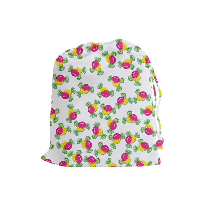 Candy pattern Drawstring Pouches (Large) 