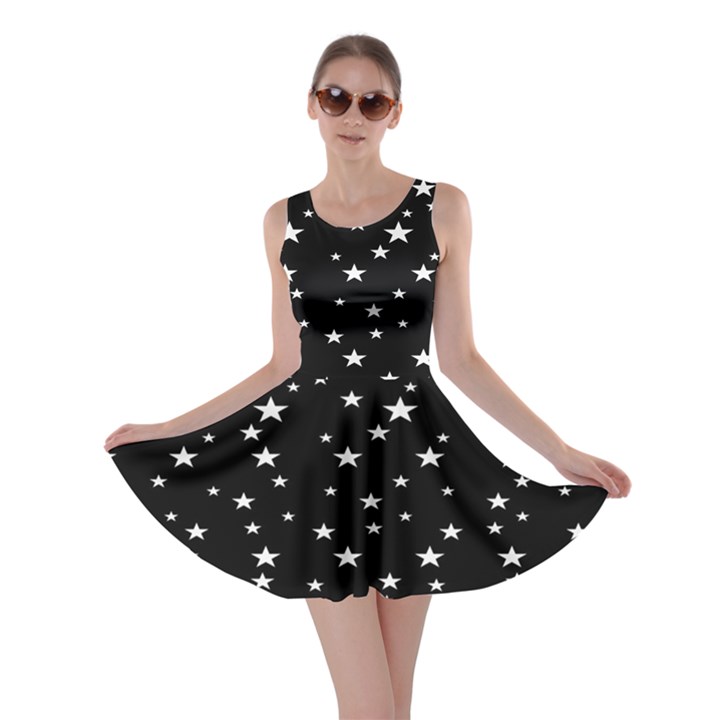 Black Star Space Skater Dress