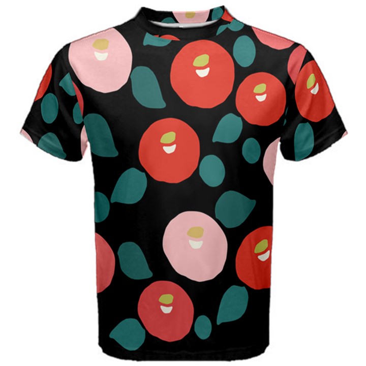 Candy Sugar Red Pink Blue Black Circle Men s Cotton Tee